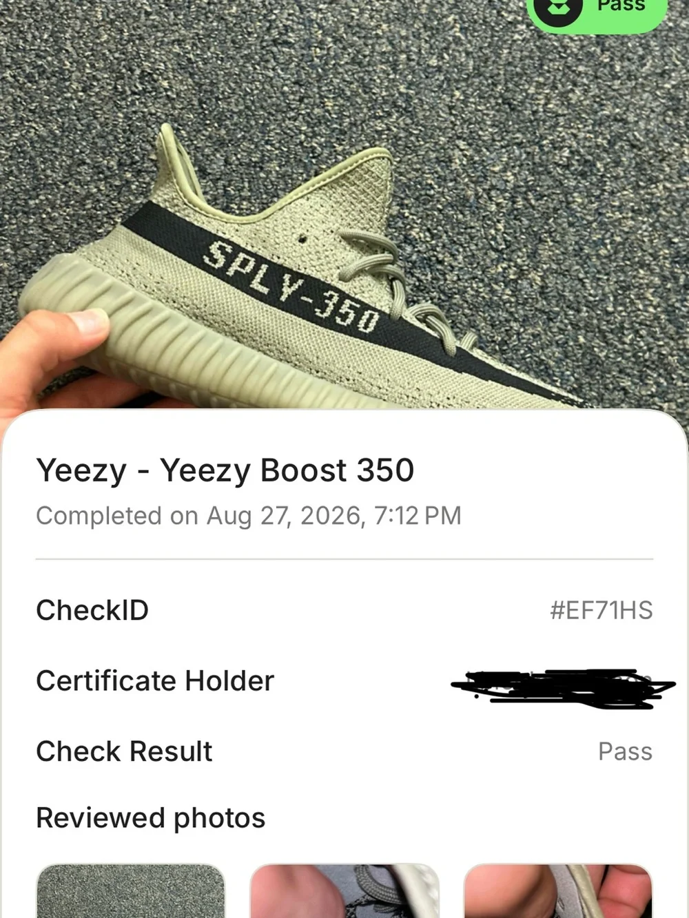Yeezy used no